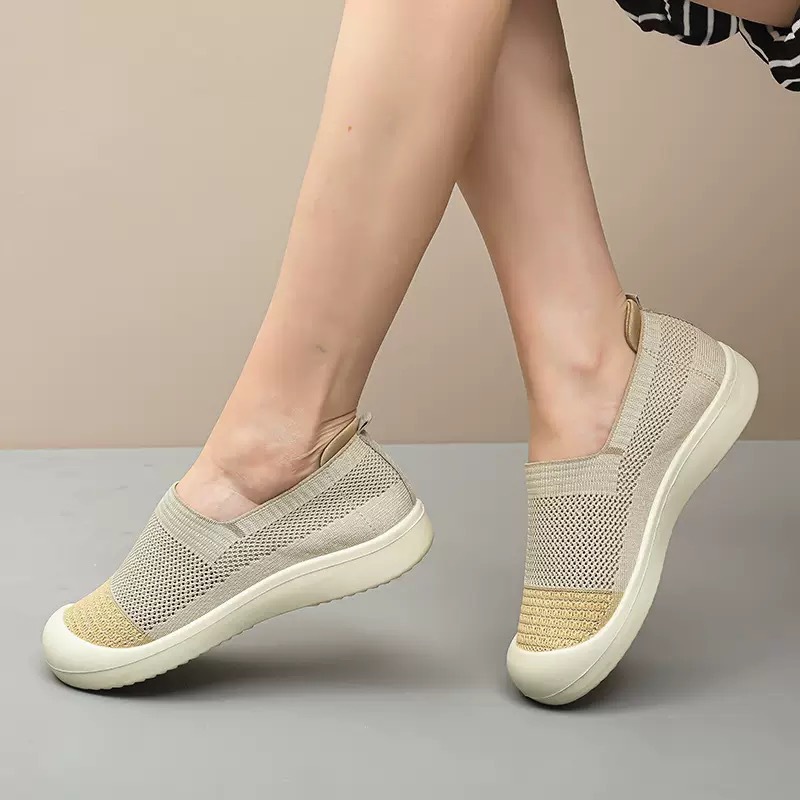 Casual shoes for women 2025 new style, one-step lazy shoes, women's shoes, versatile and breathable fisherman shoes, women's foreign trade consignment, cross-border Specification drawing