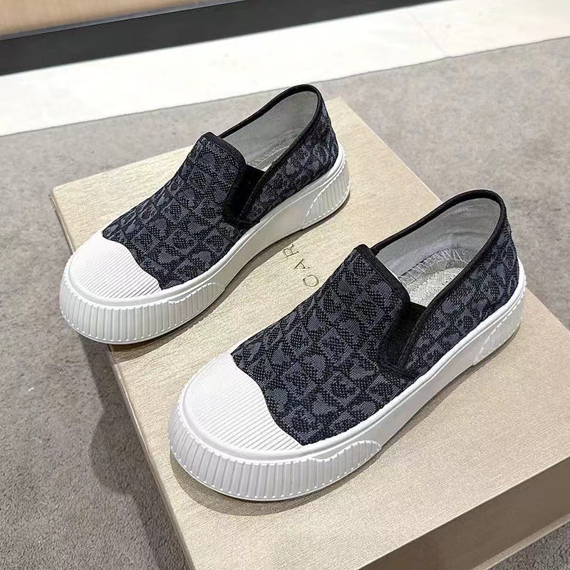 2024 Summer New women's shoes: Canvas shoes, women's soft-soled casual shoes, campus style student shoes, thick-soled shoes, women's wholesale Specification drawing