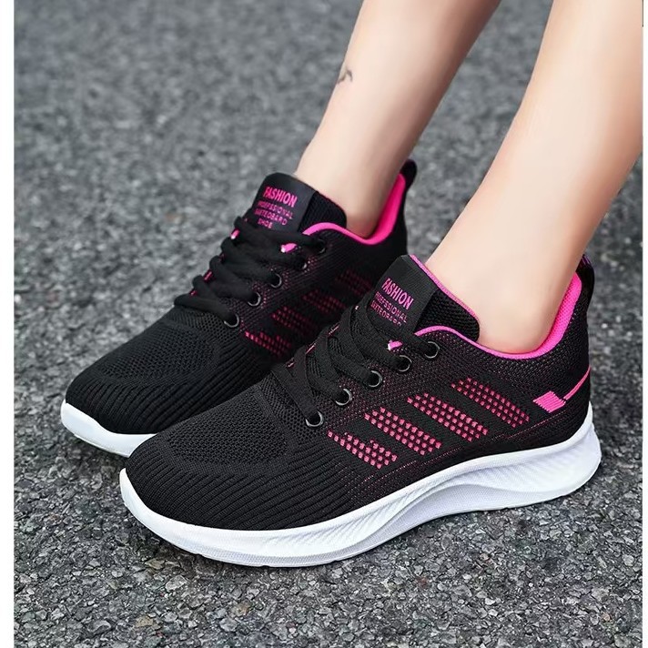 Women's shoes 2024 Autumn/Winter new style shoes, women's soft-soled breathable casual shoes, one-piece consignment, trendy women's sports shoes for women Application Scenario