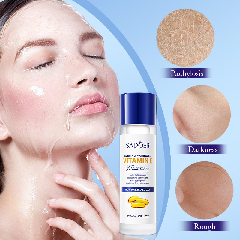 SADOER Evening Primrose Vitamin E High Moisturizing Toner Cross-border export wholesale Application Scenario