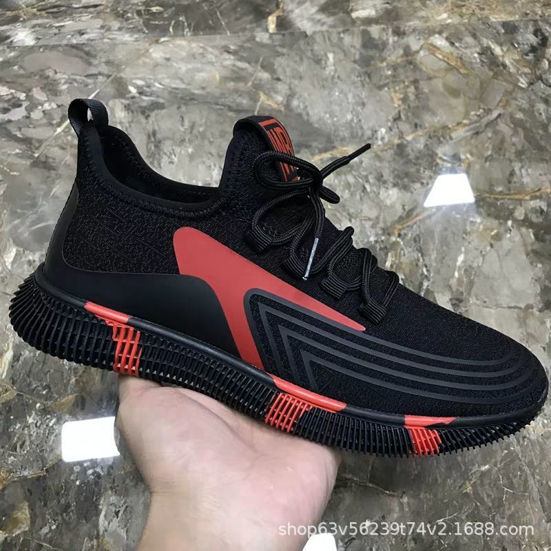 "Sports Shoe Trend 2025 New Men's Summer Breathable Fei-woven sports shoes Men's casual shoes manufacturer wholesale. Application Scenario