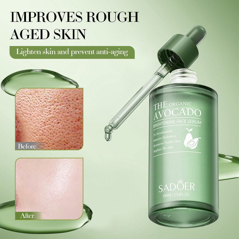 Cross-border wholesale of SADOER Avocado Nicotinamide Brightening Essence and Moisturizing Essence in full English details Picture