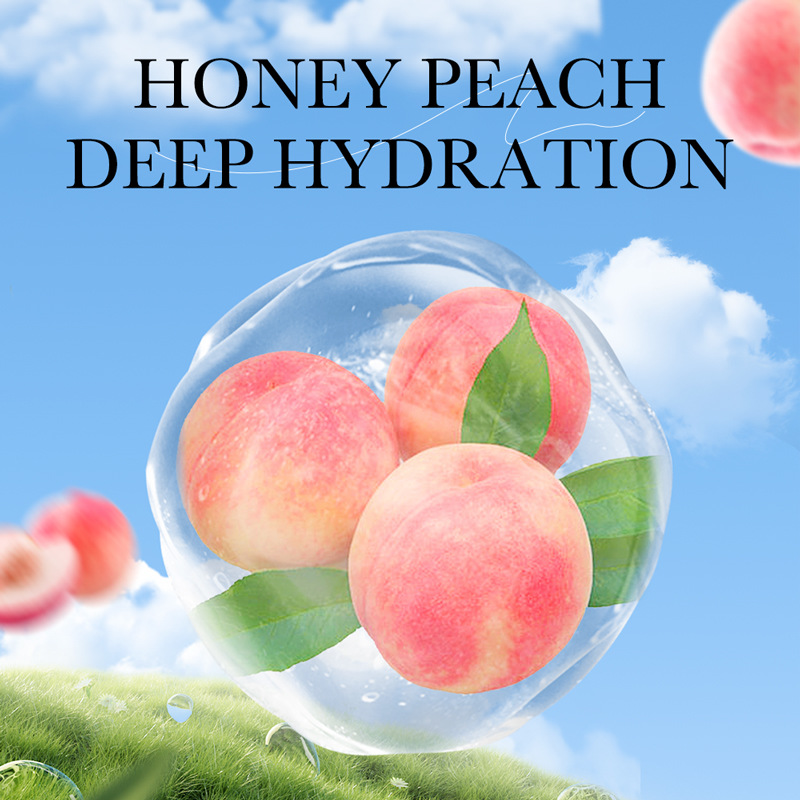 All-english SADOER Peach Hydrating and Repairing facial mask Cross-border export wholesale Application Scenario