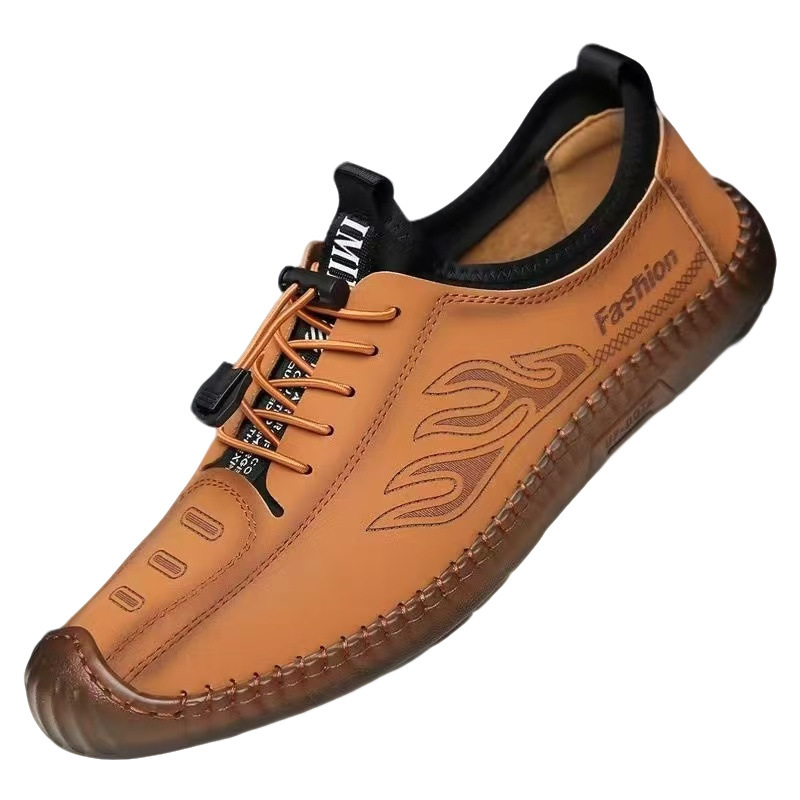 Spring Men's shoes 2025 New Arrivals: Men's soft-soled casual shoes, men's breathable and versatile trendy shoes, men's comfortable and lazy shoes Specification drawing