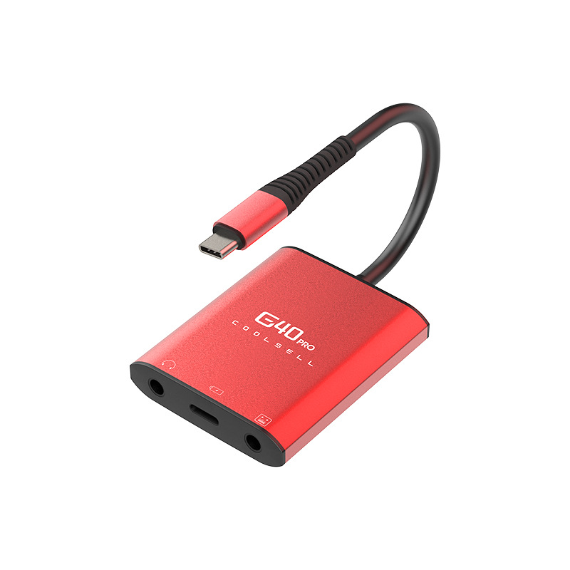The Live No.1 digital audio converter mixing console sound card is compatible with stereo charging for Apple TYPE-C mobile phones Item Picture