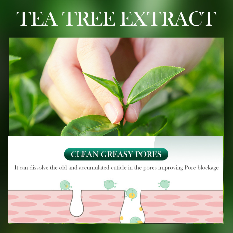 All-english SADOER tea tree Acne and Oil Control Facial mask Student hydrating Mask cross-border export wholesale Application Scenario