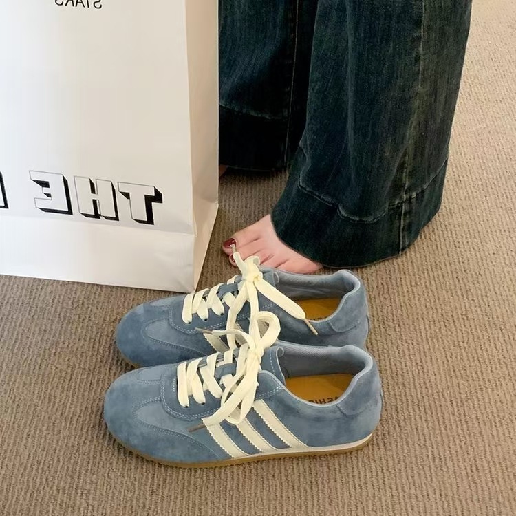 De Xun Shoes Women's Shoes 2025 Spring and Autumn New flat, versatile, beginner's bestseller Forrest Gump Shoes, lightweight, sporty and casual board shoes Specification drawing