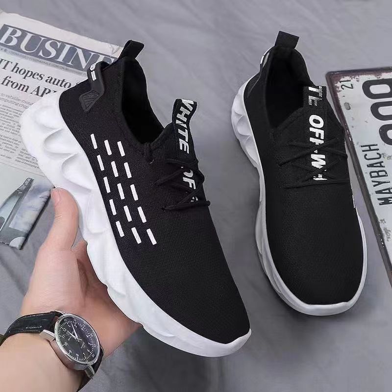 Wholesale of new breathable men's shoes for summer 2024, trendy mesh fabric sports running and youth sports shoes Application Scenario