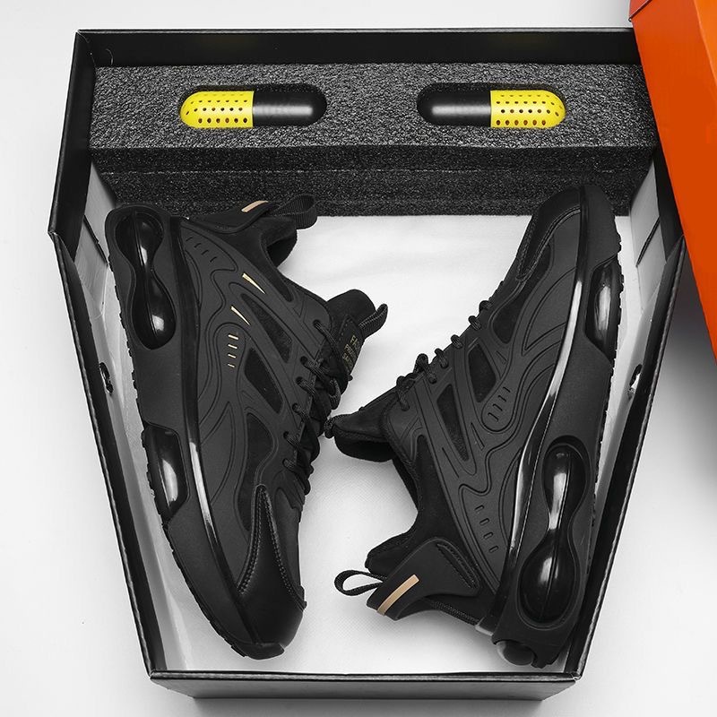 New men's shoes for summer 2024: Breathable shoes, trendy and versatile men's thick-soled anti-slip sports shoes, casual dad shoes Specification drawing