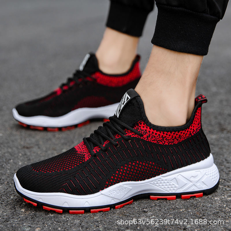 2025 New spring men's shoes, sneakers, versatile, casual and trendy shoes, breathable mesh, anti-slip running shoes, and travel shoes details Picture