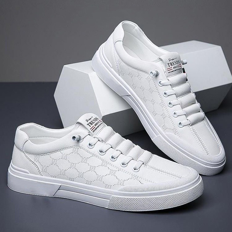 Summer new style casual men's shoes, versatile and fashionable white sneakers, popular Korean version trendy sports sneakers, wholesale for export details Picture