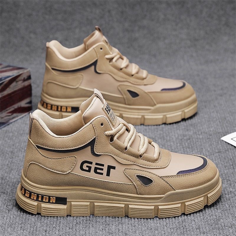 Men's autumn 2024 new style construction site work, mountaineering, safety shoes, men's casual sports high-top workwear, Dr. Martens boots full figure
