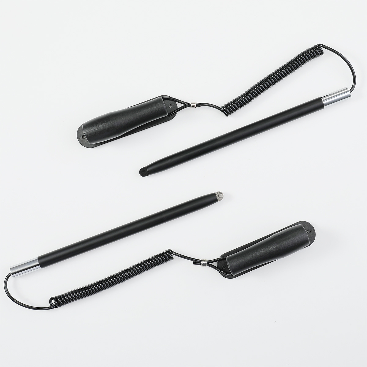 Factory direct sales of new in-stock industrial control capacitive pen, slingshot rope with base, touch pen with lanyard and pull-out touch screen pen details Picture