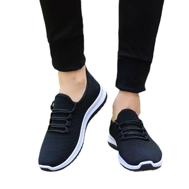 Spring and summer new Korean-style casual shoes, breathable old Beijing cloth shoes, export sports shoes, women's fashion single shoes, cross-border consignment Specification drawing