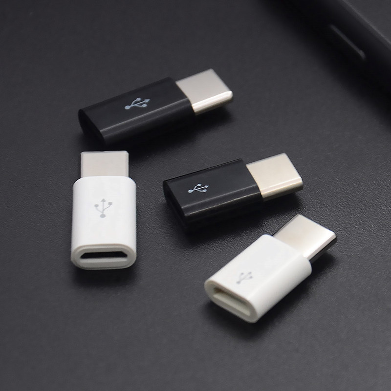The Micro female Type-c mobile phone Type-C adapter tpc adapter is suitable for Apple and Huawei plugs and usb ports details Picture
