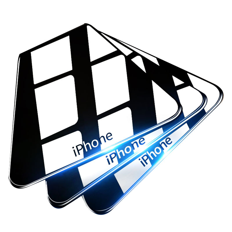 Applicable to 16 iPhone 15promax tempered film iPhone 14 airbag drop protection 13 phone film 11 Dust-free chamber instant application Item Picture