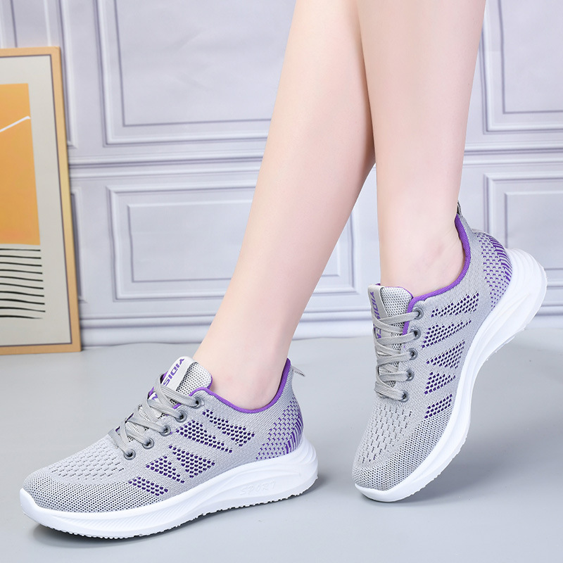 Cross-border new Feizhi women's sports shoes, women's mesh surface breathable and comfortable, trendy and versatile mom shoes, women's wholesale Application Scenario