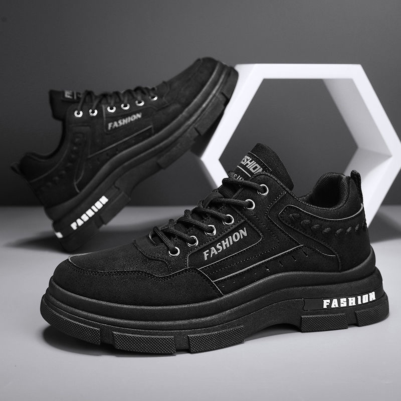 New men's safety shoes for autumn, breathable, work clothes for construction sites, trendy and versatile, anti-slip, sports and casual board shoes Application Scenario