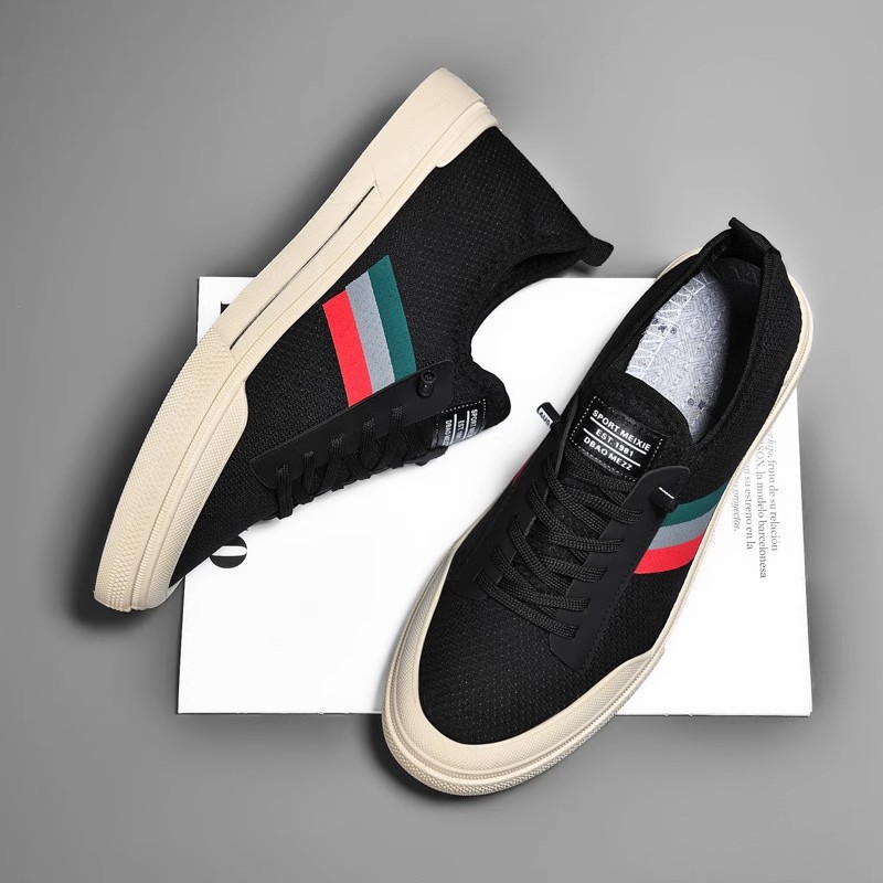 2025 Men's shoes, summer mesh shoes, casual board shoes, work trendy shoes, cross-border trade breathable and versatile coconut shoes wholesale Specification drawing