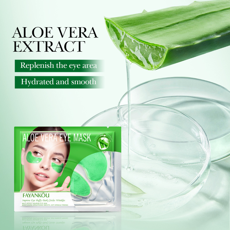 FAYANKOU Aloe Vera Multi-Effect Firming and Nourishing Eye Mask for Moisturizing eyes cross-border export wholesale Application Scenario