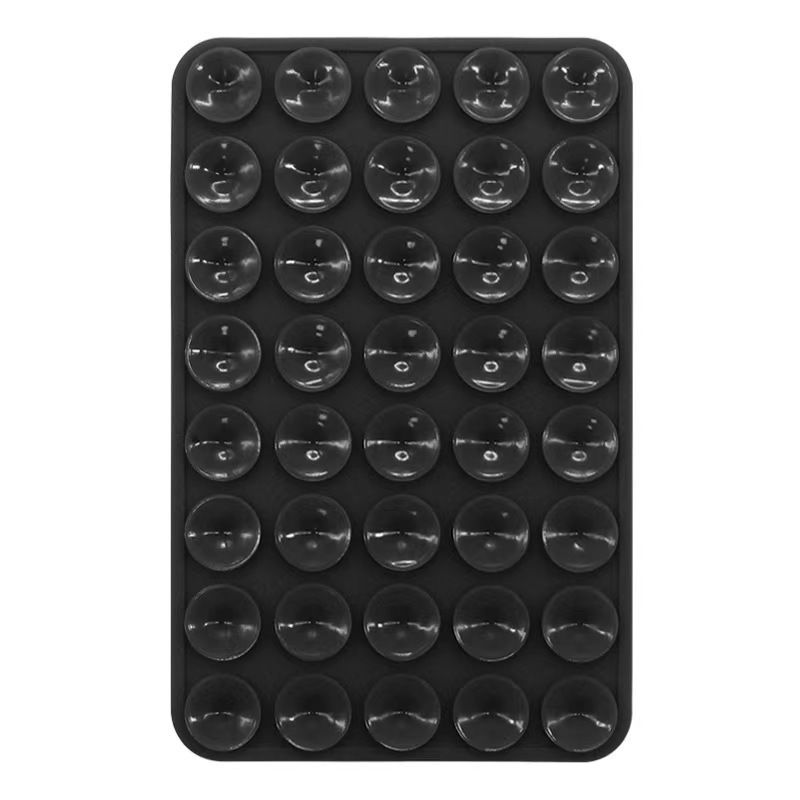 40-piece square silicone suction cup mobile phone stand, double-sided car suction cup fixator, mobile phone suction cup stand Item Picture