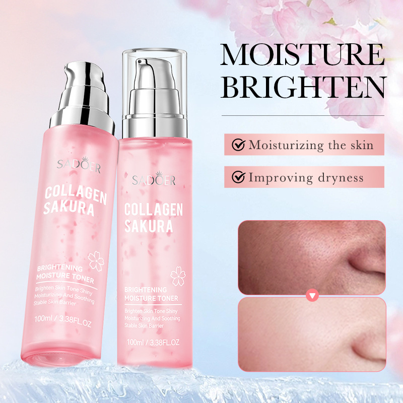 SADOER Sakura Collagen Moisturizing and BrighTening Toner Cross-border Export Wholesale details Picture