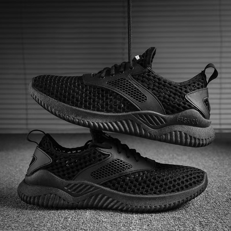 2022 new spring mesh men's shoes, breathable, sporty and casual, low-top running shoes, versatile and casual shoes full figure