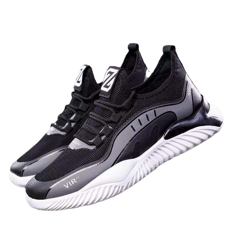 2025 Trendy men's shoes, early spring new style popular shoes, running, flying, weaving, breathable sports shoes, comfortable men's casual shoes, cross-border Item Picture