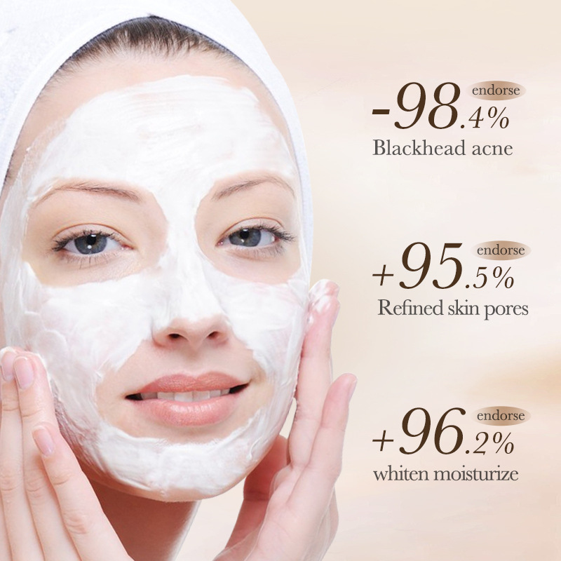 All-english BIOAOUA rice puree Sleep Mask, leave-in sleep mask, cross-border export wholesale Application Scenario