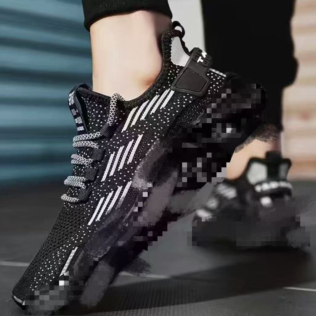Men's 2025 new soft-soled comfortable running casual shoes, Feizhi sports shoes, men's casual shoes manufacturer wholesale details Picture