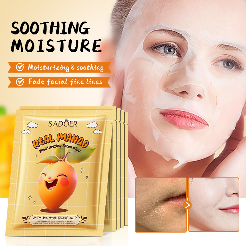 Cross-border wholesale of SADOER anime plant fruit Facial mask and hydrating mask Application Scenario