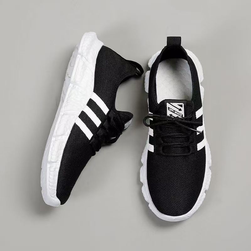 New best-selling soft-soled sports shoes for both men and women, trendy and versatile, couple running shoes, ultra-light, anti-slip, breathable and comfortable details Picture