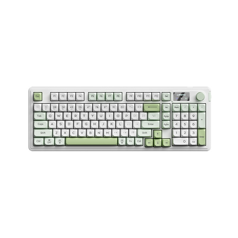 Wolf Path -L98 Three-mode Wireless Bluetooth silent keyboard, RGB lighting effect, wired mechanical feel, gaming and office keyboard Item Picture