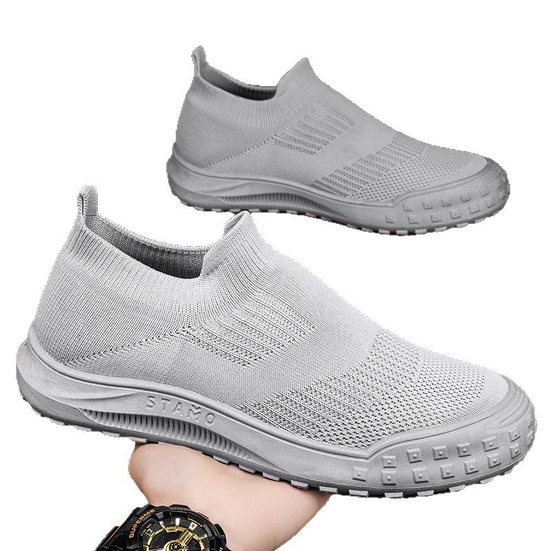 Wholesale of new men's and workwear shoes for summer 2025, export casual, breathable and comfortable shoes, cross-border work shoes and hiking shoes Item Picture