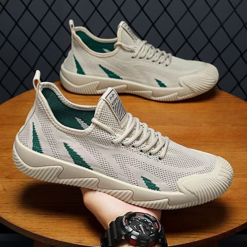 Men's shoes 2023 autumn new style casual shoes, men's running sports shoes, youth black work shoes, one-piece consignment full figure