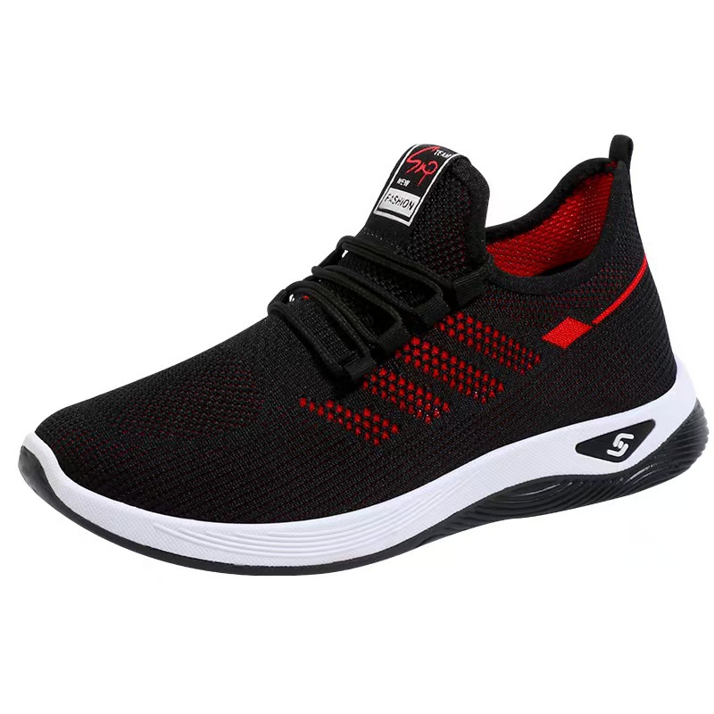 Old Beijing cloth shoes, women's single shoes, flying fabric surface, one-step walking women's shoes, mom shoes, anti-slip soft-soled casual sports shoes Item Picture
