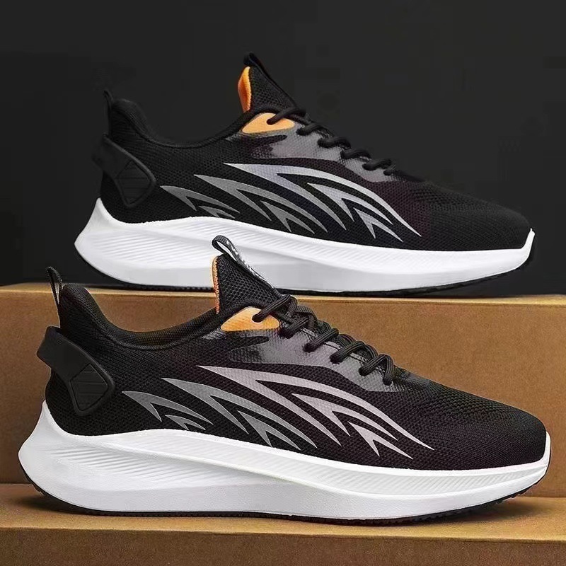 Shoe Men 2025 Autumn New Men's sports shoes, popular flying woven breathable running shoes, casual men's shoes manufacturer wholesale Application Scenario