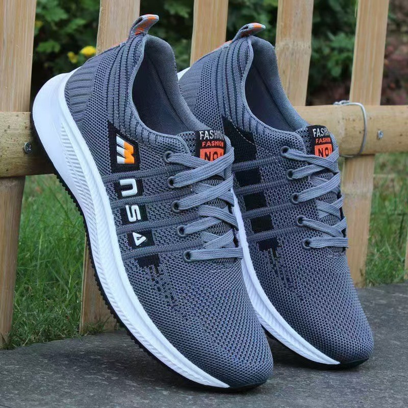 2025 New style men's casual shoes, low-top breathable, trendy and fashionable single shoes for sports and running, cross-border trade full figure
