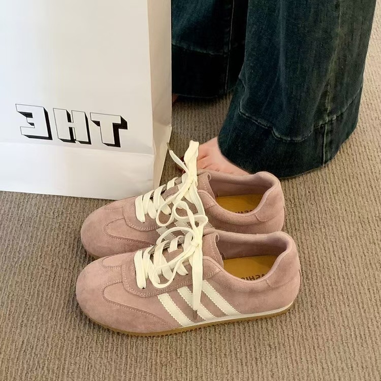 De Xun Shoes Women's Shoes 2025 Spring and Autumn New flat, versatile, beginner's bestseller Forrest Gump Shoes, lightweight, sporty and casual board shoes details Picture