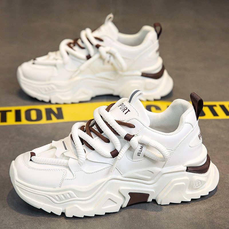 New men's shoes for Spring 2024: Breathable shoes for men, trendy and versatile insole height-increasing sneakers, casual dad shoes for men details Picture