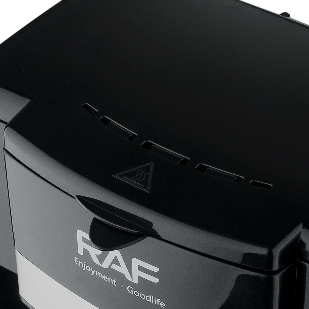 RAF European standard cross-border coffee machine, small semi-automatic household drip Americano coffee machine, double-cup automatic Mocha pot Item Picture