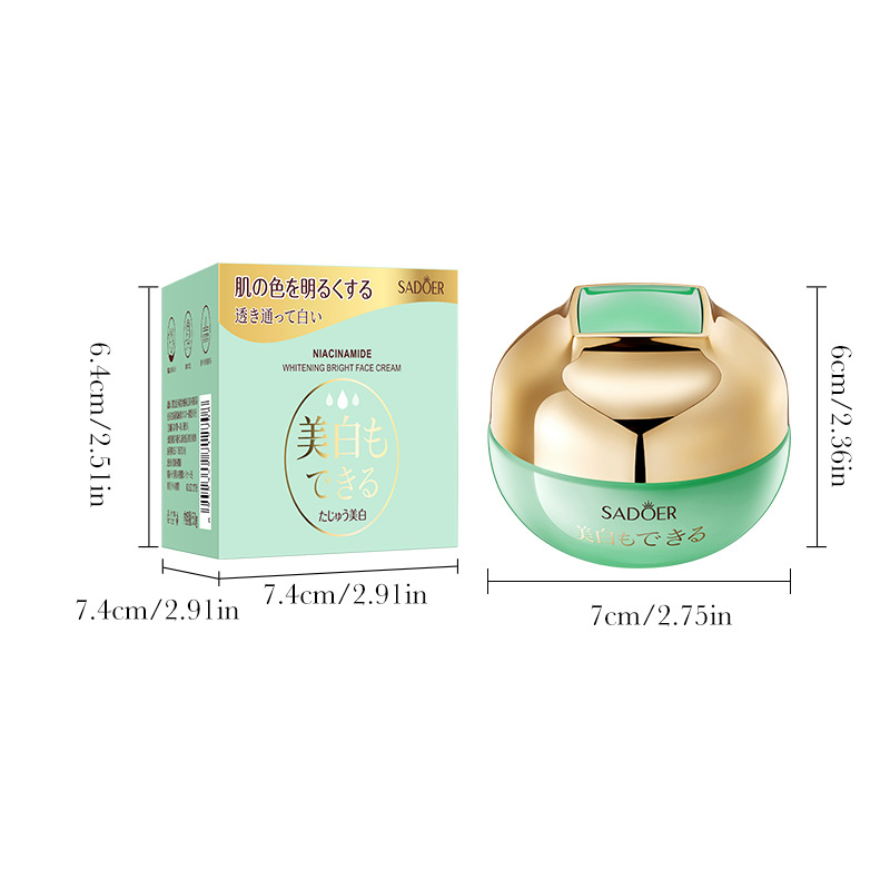 Cross-border wholesale of SADOER niacinamide Whitening and Brightening Cream, Hydrating and Moisturizing Cream in English Item Picture