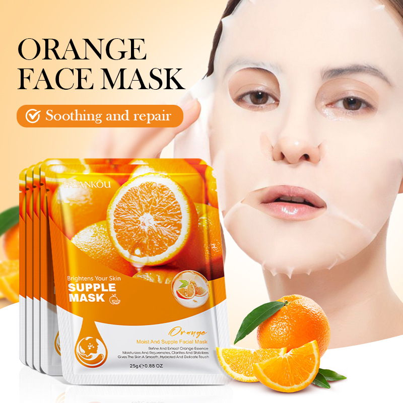 FAYANKOU Fresh Orange Moisturizing and Hydrating Mask Cross-border export wholesale details Picture