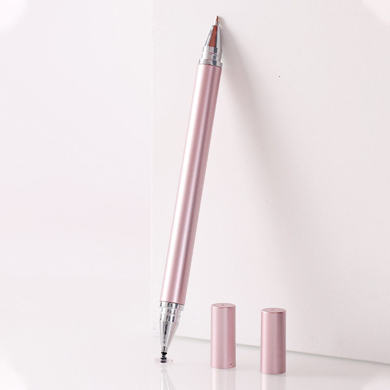 Dual-head capacitive stylus, universal stylus for mobile phones and tablets, disc neutral pen tip, dual-purpose stylus wholesale details Picture