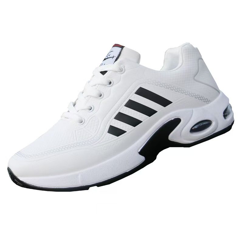 Men's sports shoes 2024 Autumn new trendy shoes for men, comfortable and casual student shoes, white leather running men's shoes Item Picture