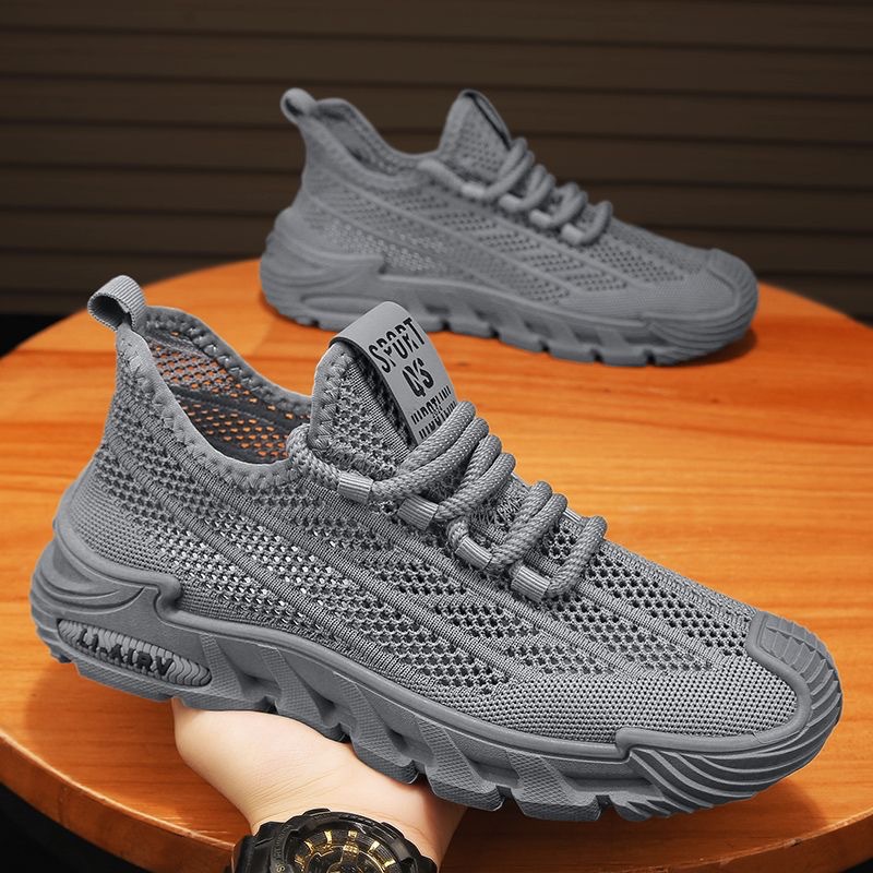 Coconut shoes men's summer new breathable perforated mesh shoes Men's trendy and versatile sports shoes Casual dad shoes men's details Picture