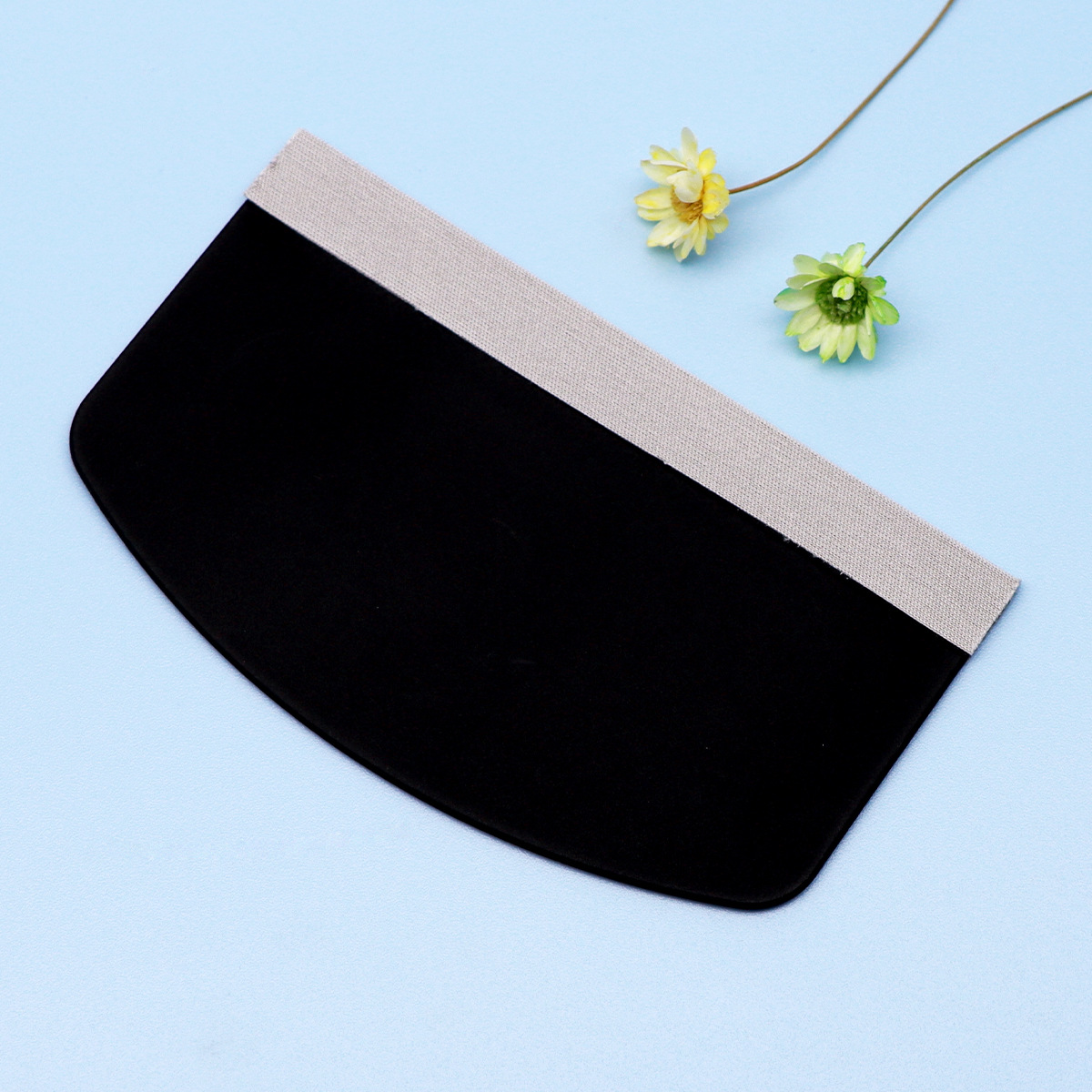 Hard plastic 5*9cm film application scraper, fabric cover scraper, car film anti-scratch fabric cover scraper, flat film large push plate Specification drawing