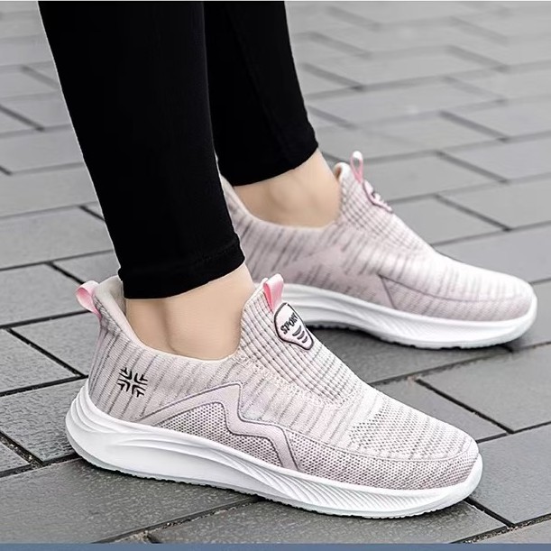 Comfortable walking shoes for middle-aged and elderly people in the autumn and winter of 2024, lightweight one-foot sports and casual shoes, anti-odor and wear-resistant women's shoes Specification drawing