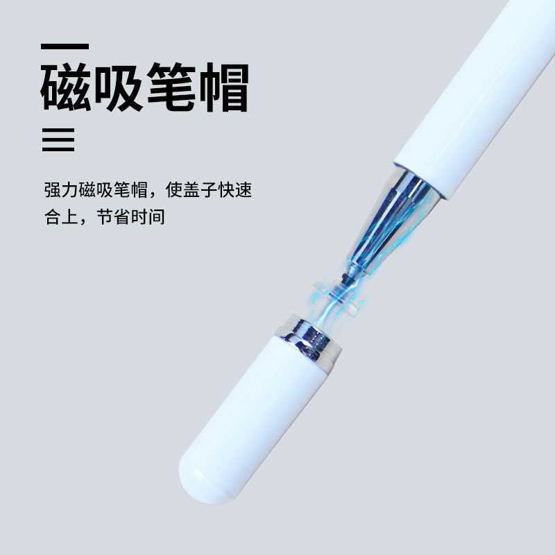 Magnetic pen cap, disc head, capacitive pen, suction cup, touch pen, mobile phone, tablet, silhouette editing, film editing, touch handwriting pen Application Scenario