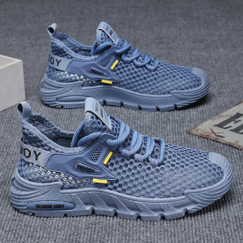 Coconut men's summer breathable flying mesh shoes, men's outdoor sports shoes, soft-soled quick-drying running casual shoes Application Scenario